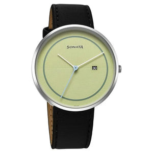 Sonata Ascent Quartz Analog with Date Watch For Men 77152sl04 - KRISHNA WATCH COMPANY