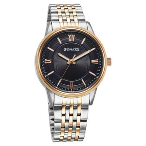 Sonata Wedding Quartz Analog Watch For Men 77154km01 - KRISHNA WATCH COMPANY