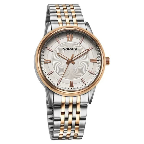 Sonata Wedding Quartz Analog Watch For Men - 77154KM02 - KRISHNA WATCH COMPANY