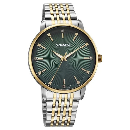 Sonata Eternia Quartz Analog Watch For Men 77156bm02