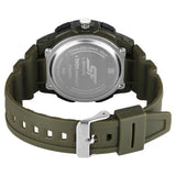 SF Maverick Quartz Digital Ana Digi Black Dial PU Strap Watch For Men 77160pp04