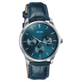 Sonata Men's Work Wear Dark teal dial Watch - 77163SL04
