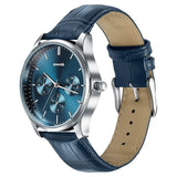 Sonata Men's Work Wear Dark teal dial Watch - 77163SL04