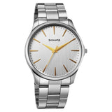 Sonata Traditional Essentials Silver Dial Watch For Men 77163sm02w