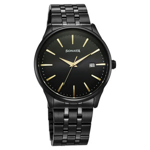 Sonata Eternia Quartz Analog Watch For Men 77166nm01 - KRISHNA WATCH COMPANY