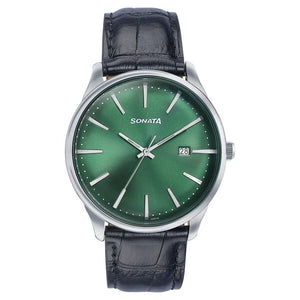 Sonata Wedding Watch For Men - 77166SL01 - KRISHNA WATCH COMPANY