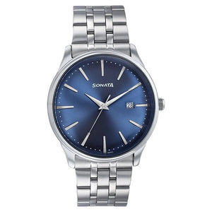 Sonata Wedding Edit Quartz Watch For Men - 77166SM01 - KRISHNA WATCH COMPANY