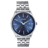 Sonata Wedding Edit Quartz Analog with Date Blue Dial Stainless Steel Strap Watch For Men 77166sm01