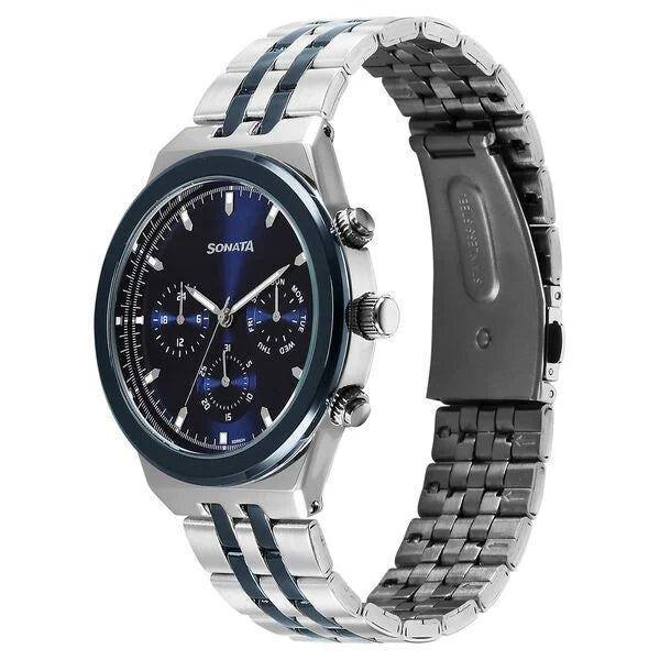 Sonata Eternia Quartz Multifunction Watch For Men - NU77173KM01