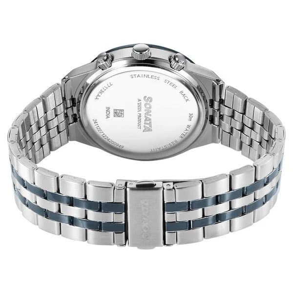 Sonata Eternia Quartz Multifunction Watch For Men - NU77173KM01