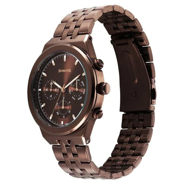 Sonata Eternia Quartz Multifunction Watch For Men 77173qm01
