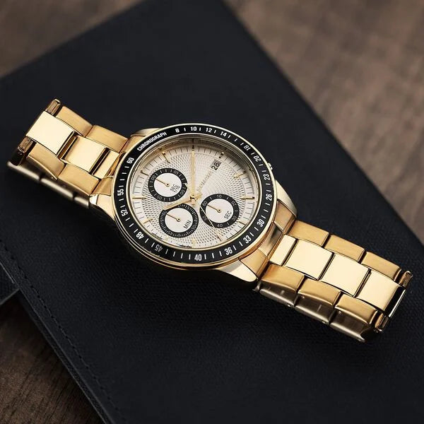 Sonata Chronos Quartz Analog with Date Watch For Men 77187km03