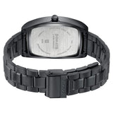Sonata Ascent Black Tonneau Watch for Men 77195nm01