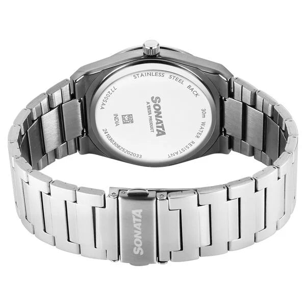 Sonata Festive Quartz Analog Watch For Men 77200sm01