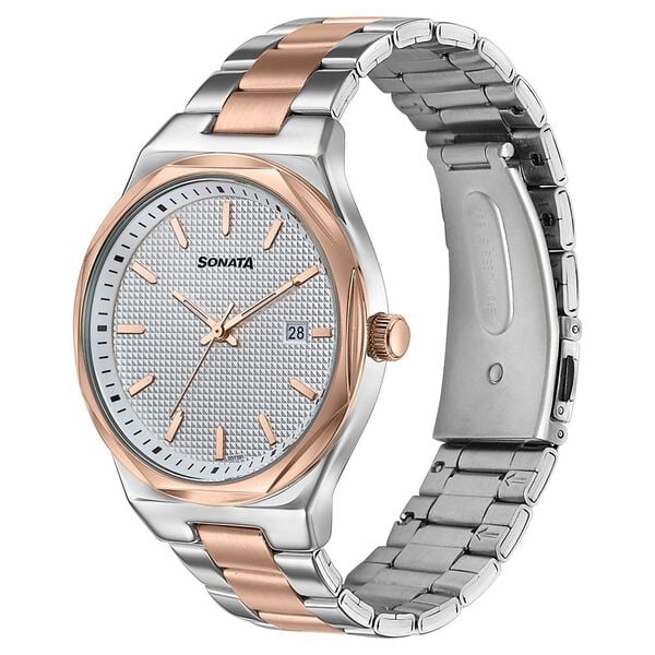Sonata Jashn Quartz Analog Watch For Men 77205KM01