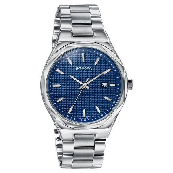 Sonata Jashn Quartz Analog Watch For Men 77205SM01