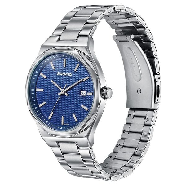 Sonata Jashn Quartz Analog Watch For Men 77205SM01