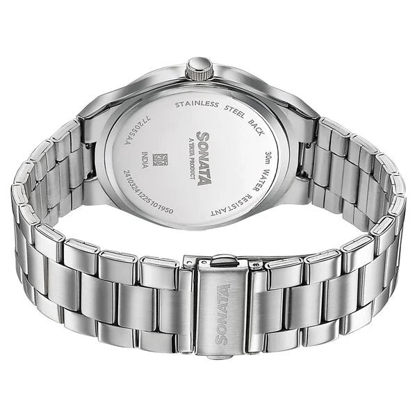 Sonata Jashn Quartz Analog Watch For Men - 77205SM02