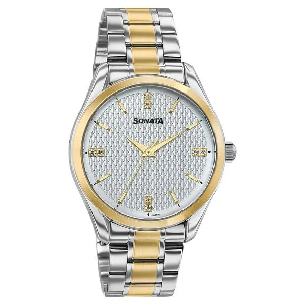Sonata Jashn Quartz Analog Watch For Men - 77206BM01
