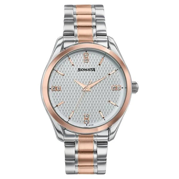 Sonata Jashn Quartz Analog Watch For Men 77206km02