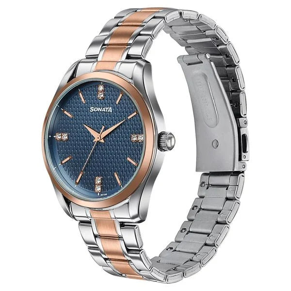 Sonata Jashn Quartz Analog Watch For Men 77206KM04