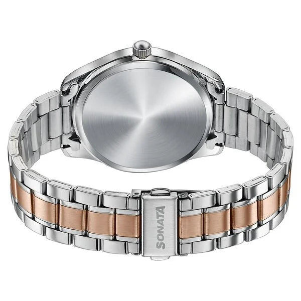Sonata Jashn Quartz Analog Watch For Men 77206KM04