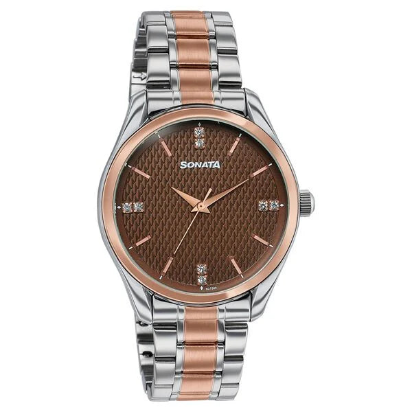 Sonata Jashn Quartz Analog Watch For Men - 77206KM05