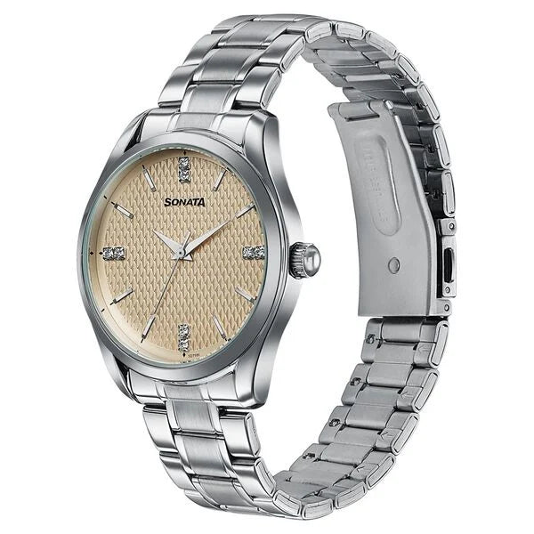 Sonata Jashn Quartz Analog Watch For Men - 77206SM01