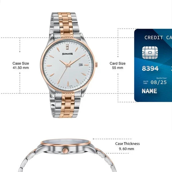 Sonata Jashn Quartz Analog Watch For Couple 7721087125KM01