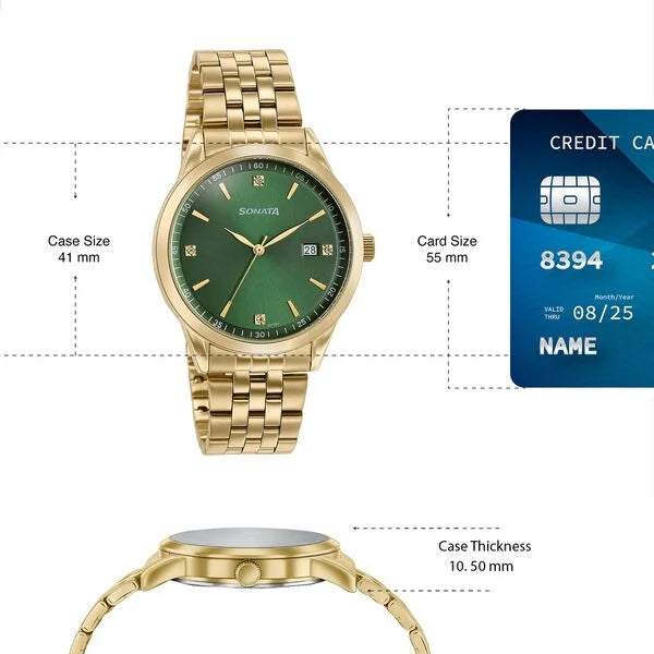 Sonata Jashn Quartz Analog Watch For Couple 7721287126YM01