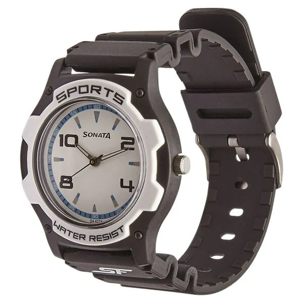 SF Quartz Analog White Dial Watch for Men 7921pp11 - KRISHNA WATCH COMPANY