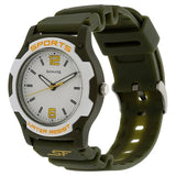 SF Quartz Analog White Dial Plastic Strap Watch for Men 7921pp15