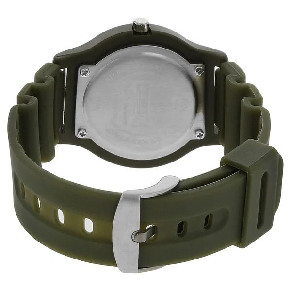 SF Quartz Analog White Dial Plastic Strap Watch for Men 7921pp15