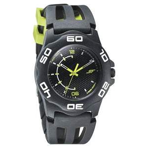 SF Quartz Analog Black Dial PU Strap Watch for Men 7929pp11w - KRISHNA WATCH COMPANY