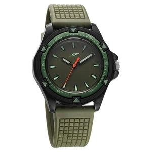 SF Sporty Green Dial Polyurethane Strap Watch for Men 7930pp18w - KRISHNA WATCH COMPANY