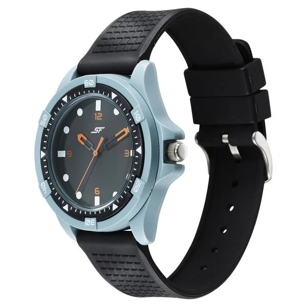 SF Sporty Grey Dial Polyurethane Strap Watch for Men 7930pp24w - KRISHNA WATCH COMPANY