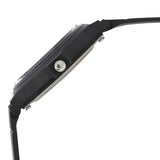 SF Quartz Analog Black Dial Plastic Strap Watch for Men 7964pp08w