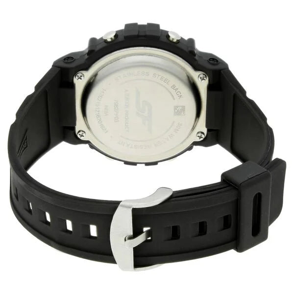 SF Digital Round Dial Plastic Strap Watch For Men 7982pp03