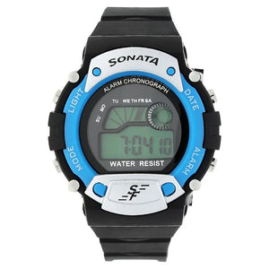 SF Digital Dial Plastic Strap Watch for Men 7982pp04 - KRISHNA WATCH COMPANY