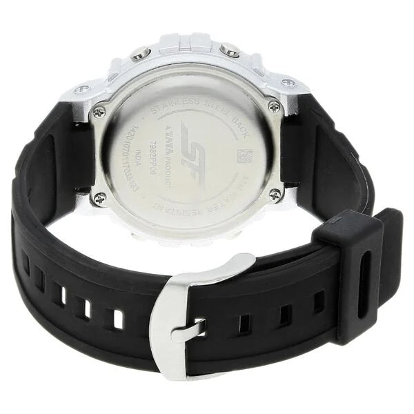 SF Digital Dial Black Plastic Strap Watch for Men 7982pp06