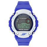 SF Digital Dial Blue Plastic Strap Watch for Men 7982pp07