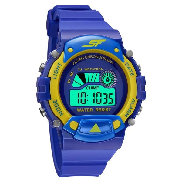 SF CSK Digital Dial Unisex Watch With TPU Strap 7982pp08