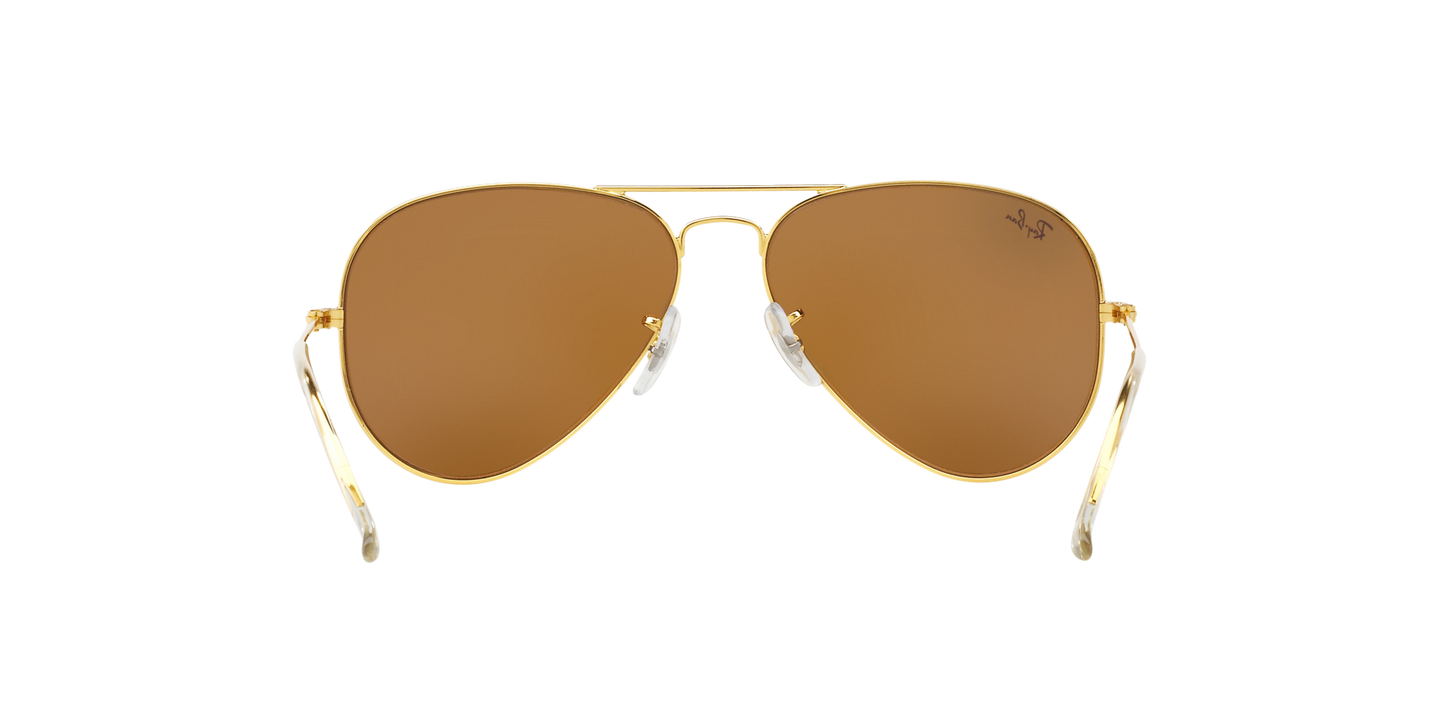 Ray-Ban Unisex UV Protected Brown Lens Pilot Sunglasses - 0RB3025I L9797 58
