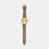 Armani Exchange Women Quartz Gold Dial Analog Leather Watch - AX4617 - KRISHNA WATCH COMPANY