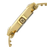 Sonata Quartz Analog Champagne Dial Stainless Steel Strap Watch for Women 8063YM02