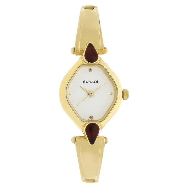 Sonata Quartz Analog Watch for Women 8063ym05 - KRISHNA WATCH COMPANY
