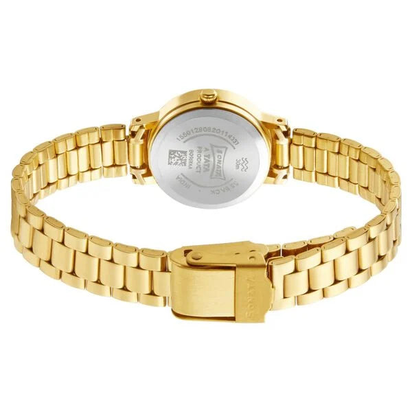 Sonata Essentials White Dial Women Watch 8096ym06 - KRISHNA WATCH COMPANY