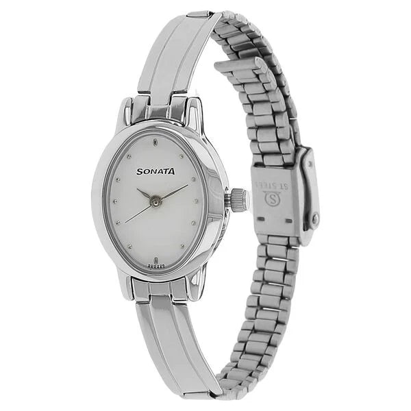 Sonata Quartz Analog Watch for Women 8100sm01 - KRISHNA WATCH COMPANY