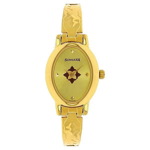 Sonata Quartz Analog Watch for Women - 8100YM04 - KRISHNA WATCH COMPANY