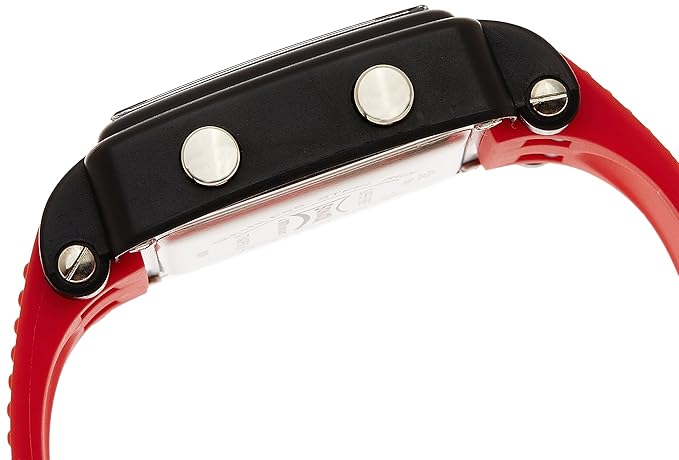 SF Digital Dial Red Plastic Strap Watch for Men 77043pp03